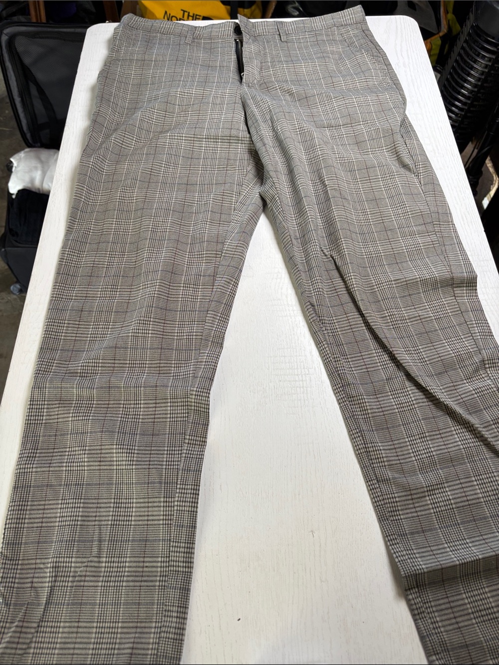 Abound Plaid Dress Pants in Brown and Gray Tones